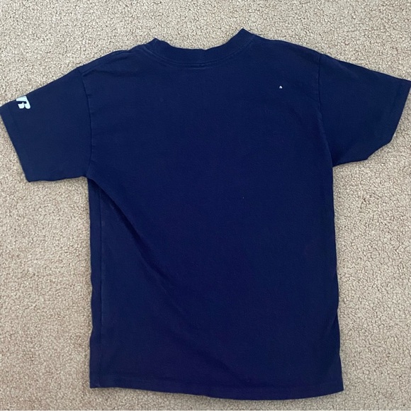 UNCW‎ Wilmington Seahawks Youth Small 6-7 NCAA University T-Shirt Navy Logo UNC - Picture 2 of 8